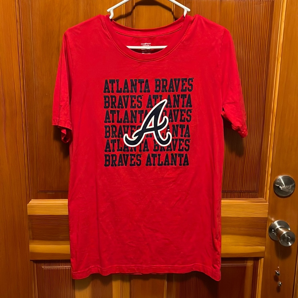 Boys XXL MLB Atlanta Braves Shirt (Red)